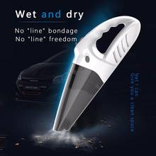 Portable car vacuum cleaner wireless car dry and wet two-use 3.7V vacuum cleaner powerful effect home four-in-one vacuum cleaner 2024 - buy cheap