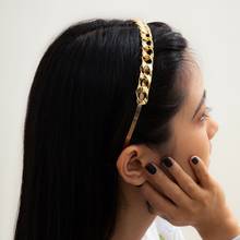 Moda strass bandana feminina simples luxo bandana retro metal bandana novo 2021 acessórios para o cabelo jóias presente atacado 2024 - compre barato