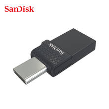 Sandisk-unidad Flash tipo C para teléfonos inteligentes, unidad Flash de USB OTG Dual de 128GB, 32GB, lápiz USB de 64GB, Micro USB tipo C 2024 - compra barato