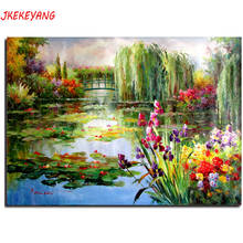 5D Diy diamond painting Water Lily Bridge Diamond Mosaic sale Rhinestone Embroidery cross stitch Y3805 2024 - buy cheap