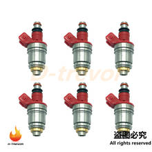 6 uds OEM boquilla de inyectores de combustible 16600-86G00 16600-86G10 para Nissan D21 camioneta 2.4L 16600-86G01 2024 - compra barato
