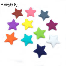 Silicone Five-pointed Star Beads Chew Food Grade Silicone Teether DIY Baby Teething Beads Mom Infant Necklace Bracelet Toys 2024 - buy cheap