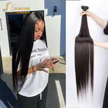 Joedir Hair 28 30 32 34 36 38 40 Inch Straight Hair Bundles Peruvian Hair Bundles Remy Human Hair Weave Silky Hair 3 4 Pieces 2024 - buy cheap