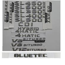3D Chrome Letters For Mercedes Benz SL180 SL200 SL250 SL280 SL300 SL320 SL350 SL400 SL450 SL500 SL550 SL600 CDI BLUETEC Emblems 2024 - buy cheap
