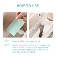 10/30PCS Tile Floor Cleaner Tablets Floor Cleaner All-around Dissolving Paper Cleaning Sheet For Cleaning Wooden Floor Tiles 2024 - buy cheap