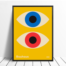 Quadros de arte moderna bauhaus moderno meados do século pintura a óleo poster imprime imagem da parede lona para a decoração do quarto casa 2024 - compre barato