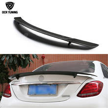 RT Style Carbon Fiber Rear Trunk Spoiler For Mercedes W205 C180 C200 C250 C260 Carbon Wings 4 - door Sedan 2014 2015 2016 - UP 2024 - buy cheap