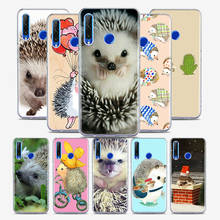 Capa de silicone animal fofo do ouriço para honor 30 30s 30i 9 10 9a 9c 9s 9n 10i 10x 9x lite pro 5g 2024 - compre barato