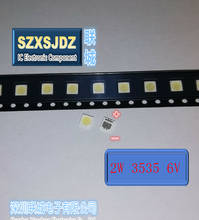200 unids/lote Seúl de alta potencia LED retroiluminación 2W 3535 6V blanco frío 135LM aplicación de TV SBWVL2S0E 2024 - compra barato