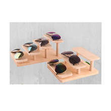 Soporte de exhibición de gafas de sol de madera, estante de exhibición de anteojos, soporte de joyería, pulsera, bandeja, estante de reloj, organizador de accesorios 2024 - compra barato