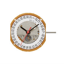 Часы Аксессуары для перемещения Япония новый оригинальный GN10 кварцевый механизм три штифта один календарь стержень без батареи 2024 - купить недорого