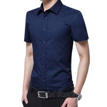 ARCSINX-Camiseta ajustada de talla grande para hombre, camisa de manga corta de alta calidad con etiqueta azul, 5XL, 6XL, 8XL, 7XL, 4XL, 3XL 2024 - compra barato