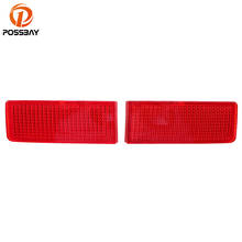 Possbay apto para vw touareg (typ 7p) 2011 2012 2013 2014 pré-facelift amortecedor traseiro luz falsa refletor decalques decorativos vermelho 2024 - compre barato