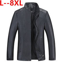 Plus 10XL 8XL 6XL Spring Autumn Mens Leather Jackets Brand Real 100% Sheepskin Coat Jaqueta Couro Male Leather Jacket For Men 2024 - buy cheap