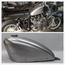 Tanque de combustible de gasolina de 10L para motocicleta Yamaha XV750, XV1100, 1988-1998, caja de motocicleta modificada a mano, lata de combustible de blindaje 2024 - compra barato