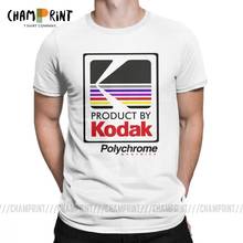 Kodak Polychrome Bomber Awesome T Shirt Men Short Sleeve Tops Classic Tee Shirt 100% Cotton Crewneck T-Shirts 2024 - buy cheap