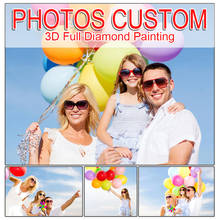 Pintura diamante diy, foto personalizada, 5d, personalizado íntimo, bordado diamante, ponto cruz, mosaico de diamante 3d, strass, decoração, presentes 2024 - compre barato