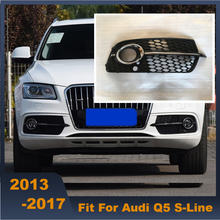 High Quality 2PCs ABS Car Front Lower Bumper Fog Light Lamp Grille Left/Right Side For Audi Q5 S-Line 2013-2017 2024 - buy cheap