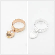 Классическое кольцо из серебра S925 пробы в форме сердца из розового золота с гравировкой и надписью «love», романтическое кольцо для влюбленных, ювелирные изделия для пар, подарки 2024 - купить недорого