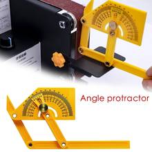 Protractor and Angle Finder Woodworking Measurement Tool 0° to 180° Woodworking Angle Ruler Plastic Protractor 2024 - buy cheap