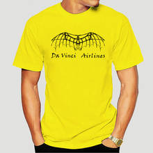 Da Vinci Airlines T shirt bernat natbern leonardo da vinci davinci plane fly flying air airline airlines-5027A 2024 - buy cheap