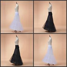 Women Wedding Mermaid 2 Hoops Bridal Petticoat Crinoline Trumpet Mermaid Wedding Dress Underskirt 2024 - buy cheap