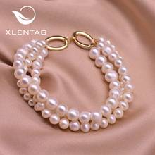 XlentAg Natural White Pearl Adjustable Bead Bracelet Women Accessories Angel Baby Girl Birthday Party Gift Luxury Jewelry GB0198 2024 - buy cheap