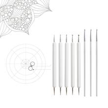 16pcs Mandala Dotting Pen Tools Set for Rock Painting Pottery Clay Modeling Art 2024 - buy cheap