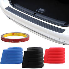 Universal 90*8cm Car Trunk Door Sill Plate Protector Rear Bumper Guard Rubber Mouldings Pad Trim Cover Strip Car Styling 2024 - buy cheap