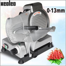 XEOLEO Commercial Meat Slicer Electric Meat planer 8 inch Frozen Fat Cattle/Mutton Roll Slicer Semi-Automatic Skiving machine 2024 - buy cheap