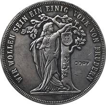 1868 Австрия 1 Feinthaler копия монет 33,5 мм 2024 - купить недорого
