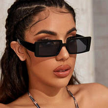 Gafas de sol cuadradas para hombre y mujer, lentes de sol cuadradas a la moda, de diseñador de marca de lujo, coloridas, pequeña de montura, con UV400, 2020 2024 - compra barato