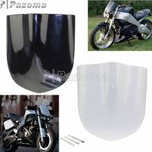 Para buell xb9s xb9sx xb12s xb12scg xb12s moto windshield fly tela vento defletor bicicletas de rua duplo farol windscreen 2024 - compre barato