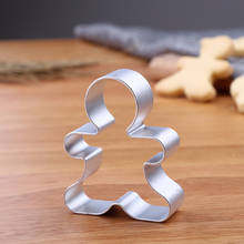 1pc Christmas Cookie Cutter Tools Aluminium  Gingerbread Men Shaped Biscuit Mold Kitchen cake Decorating Tools free shipping 2024 - buy cheap