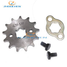 428 13 T Tooth 17mm Front Engine Sprocket For 50cc 70cc 90cc 110cc 125cc Taotao Dirt Pit Bike ATV Quad Buggy Scooter Motorcycle 2024 - buy cheap