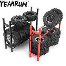 YEAHRUN Metal Tire Rack for 1/10 RC Car Crawler Tire Wheel Rim SCX10 D90 F350 TRX4 90048 2024 - buy cheap