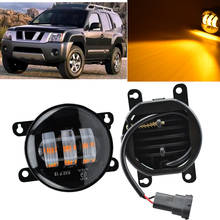 Conjunto de lâmpadas led para farol de neblina, 2 peças, alta qualidade, para nissan xterra 2005, 2006, 2007, 2008, 2009, 2016-2018 2024 - compre barato