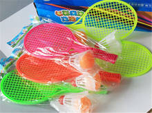 Детский уличный комплект для бадминтона и тенниса ракетка спорт для родителей и детей обучающие игрушки 2024 - купить недорого
