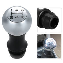 Car Gear Shift Knob Chrome Head Lever Adapter Manual 5-Speed Transmission Fit for Peugeot 106 206 207 306 307 407 408 508 807 2024 - buy cheap