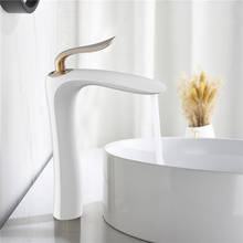 Brushed Gold Bathroom Basin Solid Brass Faucet Sink Mixer Hot & Cold Single Handle Deck Mount Lavatory Crane Water Tap Gun Grey 2024 - buy cheap