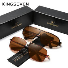 King seven óculos de sol com lentes polarizadas, óculos de sol com proteção uv para homens e mulheres, 2 peças 2024 - compre barato