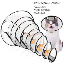 Transparent Elizabeth Collar For Dog Cat Protective Collar Neck Wound Healing Cone Pet Medical Surgery Recovery Anti-Bite Collar 2024 - buy cheap