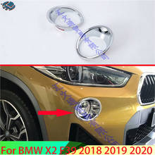 Antiniebla delantero embellecedor cromado para BMW X2 F39 2018 2019 ABS, cubierta de lámpara de luz, de cambio 2024 - compra barato