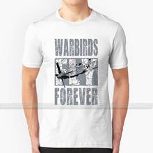 Camiseta de algodón con estampado de Warbirds Fly Forever para hombre y mujer, camiseta moderna de gran tamaño 6XL, Rusty67 oxidado Rustyredbubble 2024 - compra barato