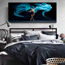 Fashion Wall Art Black White dancing beauty Print Sexy Female Poster Canvas Art Beauty Wall Picture Painting Modern Home Decor 2024 - buy cheap