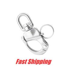 316 Stainless Steel Quick Link Carabiner Buckle Spring Snap Hook clips for outdoor Quick release chain buckle Braid belt buckle 2024 - buy cheap