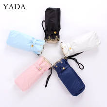 YADA 2021 Fashion Ins Pure Lace Pattern 5-Folding Rainy Mini Pocket Umbrella For Women Anti-UV Small Parasol Umbrellas YD200276 2024 - buy cheap