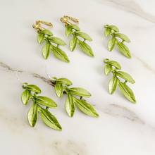 2020 Earing Brincos Quickly All Kinds Of Small Leaf Flower Bouquet Exquisite Exaggerated Lacquer Goddess Artificial Earrings  2024 - buy cheap