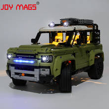 Набор светодиодных ламп JOY MAGS только для 42110 Technic Landrover Defender, игрушечный комплект освещения, совместимый с 11450 13175 93018 2024 - купить недорого