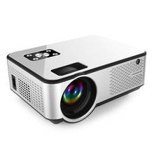 C9 720p HD проектор домашний кинотеатр 1280*720P светодиодный + lcd поддержка 4K видео HDMI ноутбук телефон 6000 люмен кинопроектор 2024 - купить недорого